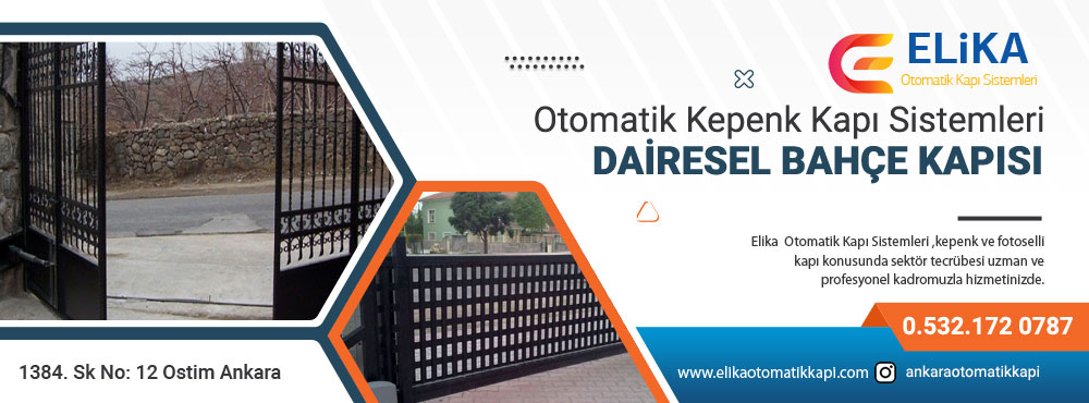 Dairesel Bahçe Kapısı